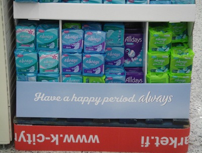 Have a happy period. always